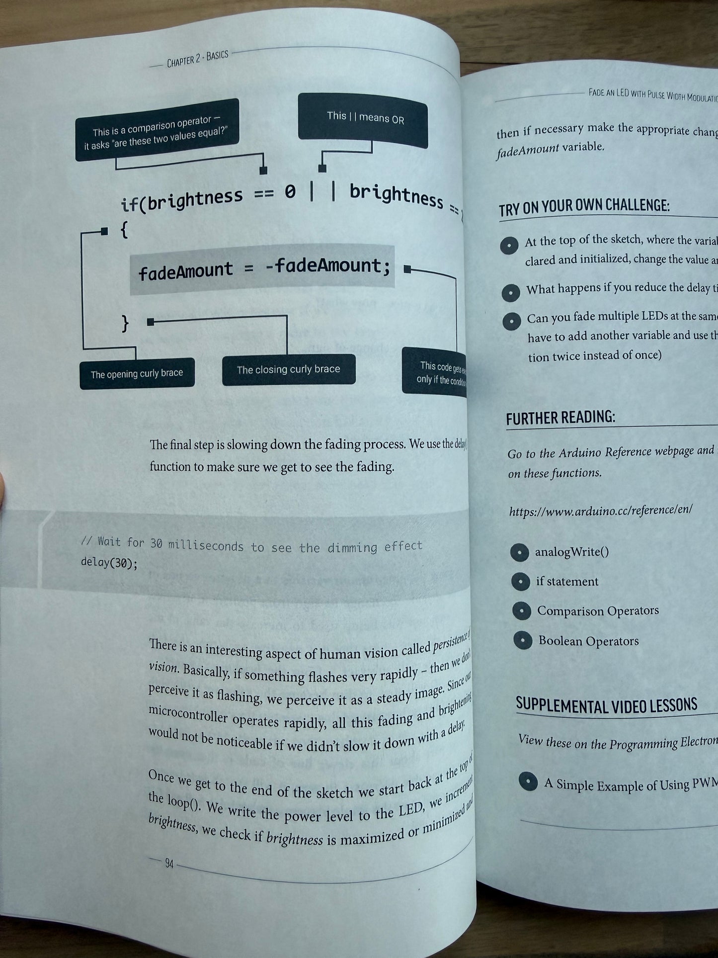 Arduino Book for Beginners is statement figure