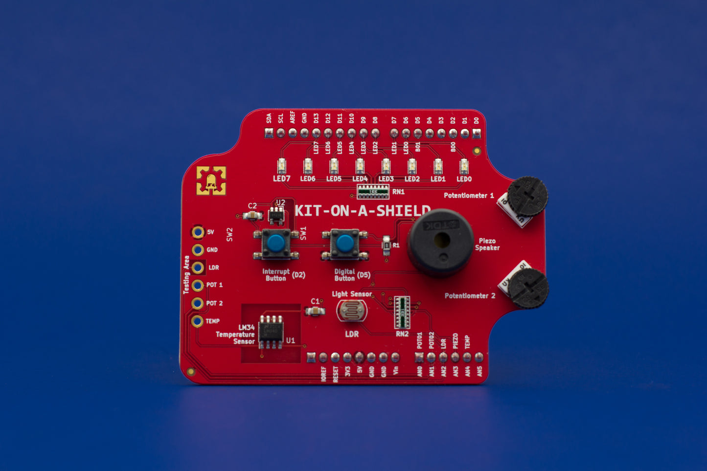 Kit-on-a-Shield for Arduino