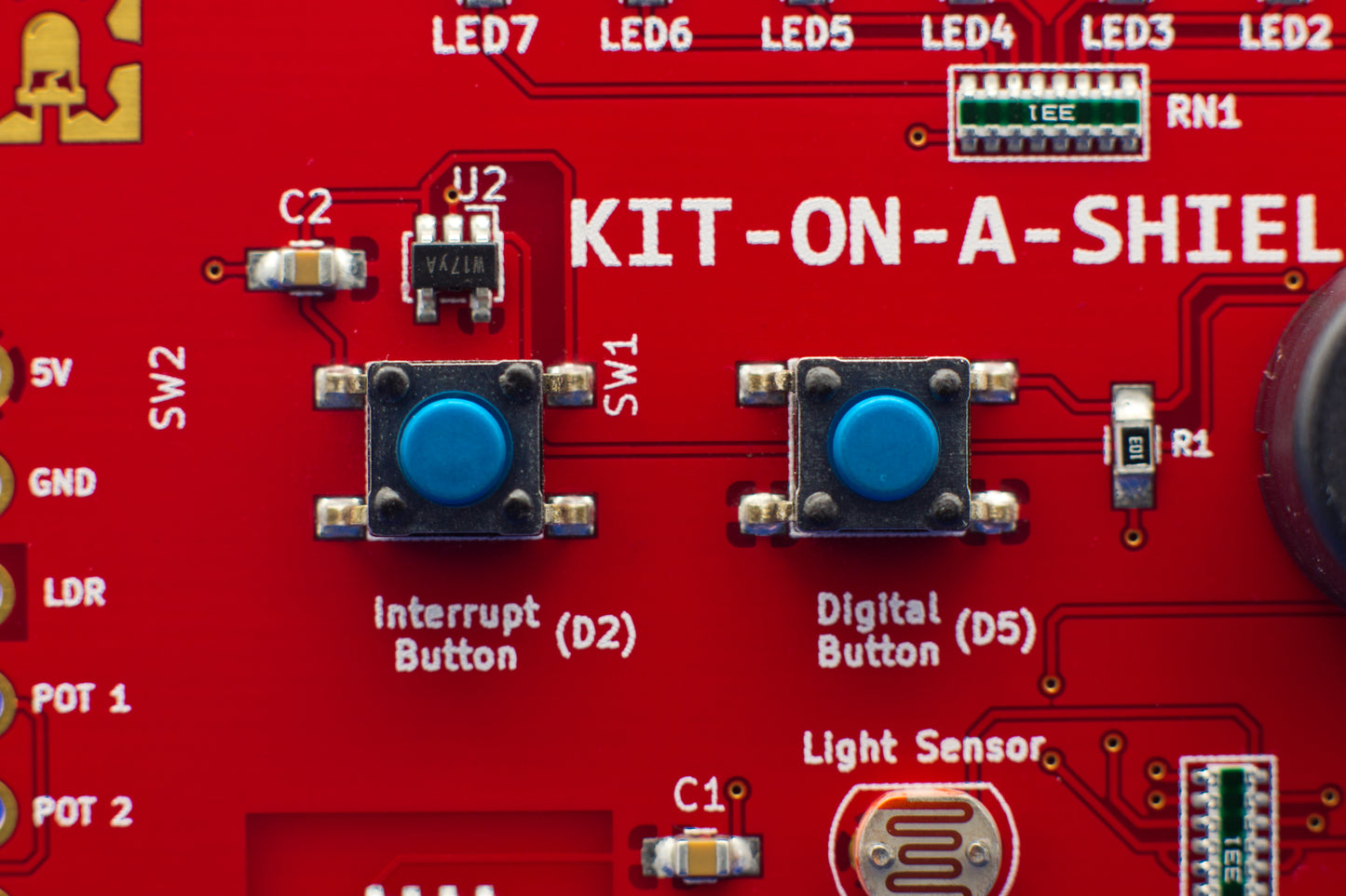 Kit-on-a-Shield for Arduino