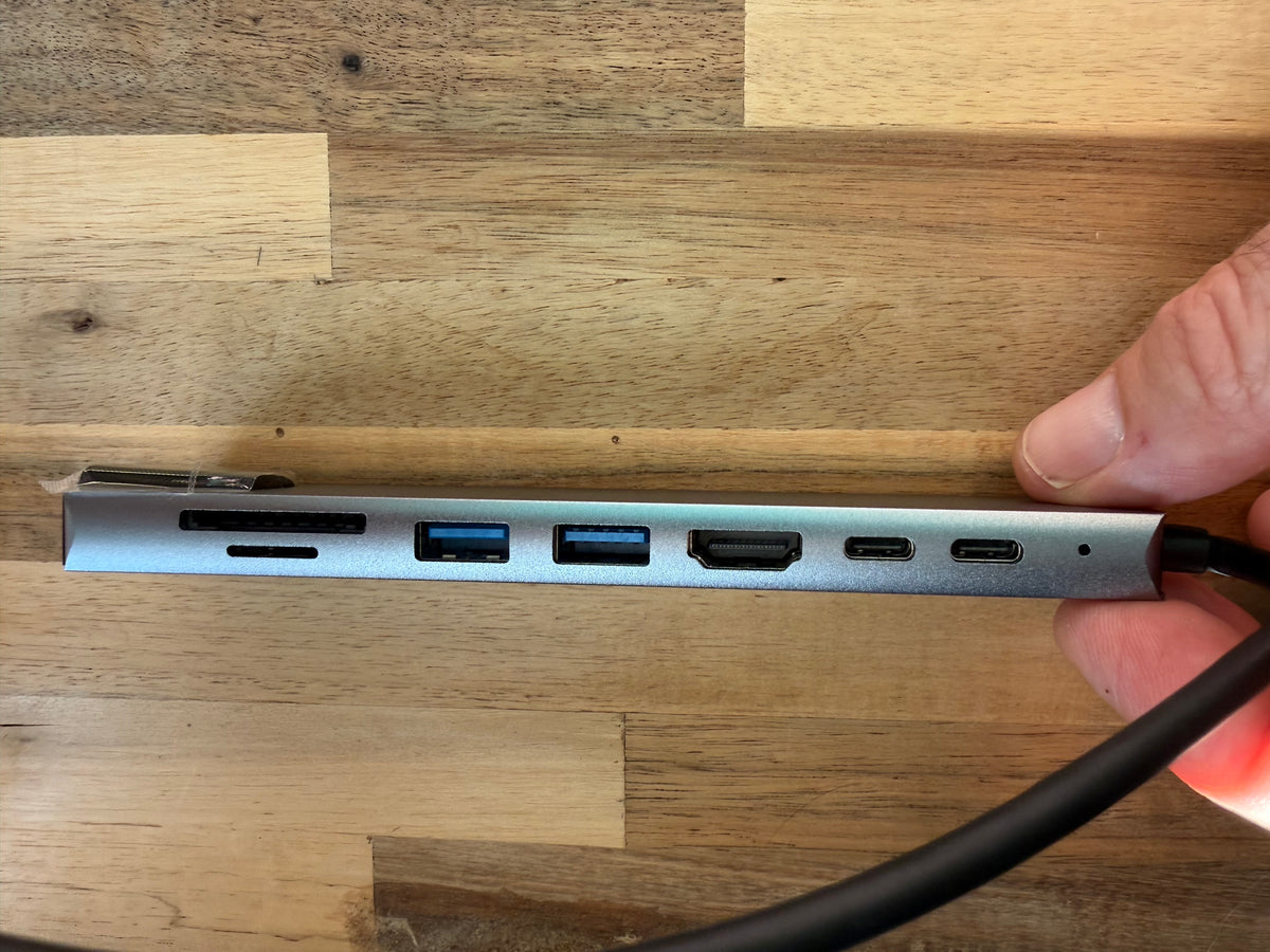 8 in 1 USB C Hub Adapter for Arduino UNO Q